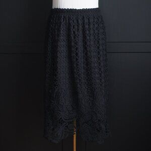 Molly Bracken | NWT Gorgeous Lace Skirt in Black